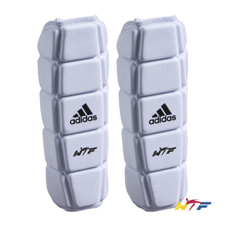 Picture of adidas forearm protectors approved by the World Taekwondo Federation, WTF
