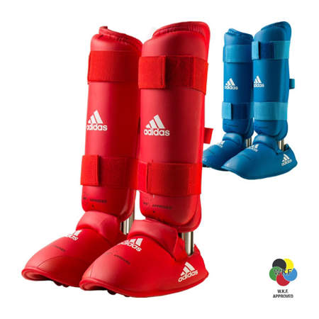 Picture of adidas WKF karate shin and foot protectors - Tokyo