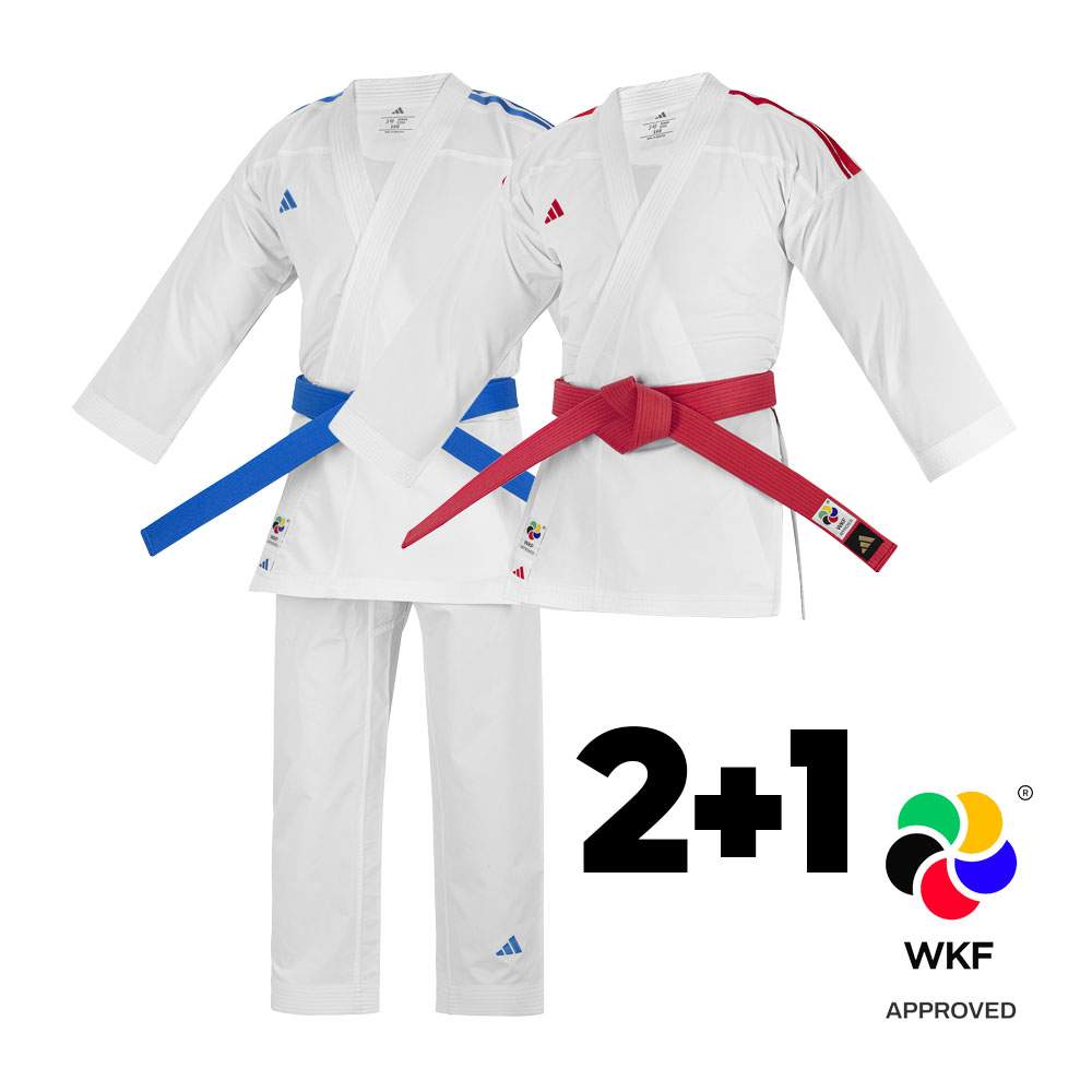 Picture of adidas 2+1 Senko WKF karate uniform